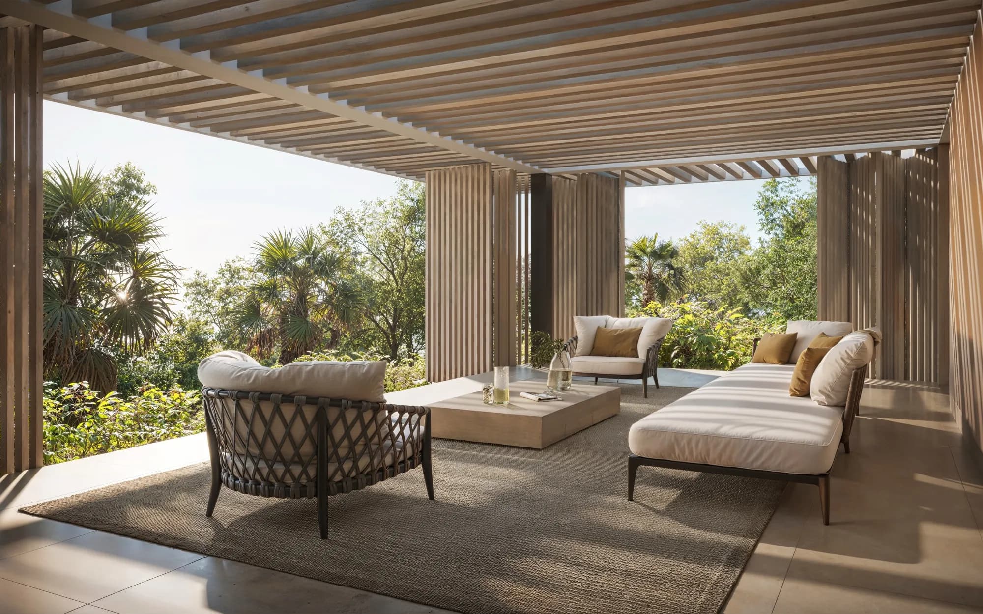 Cerquilla 57B überdachte Terrasse Lounge