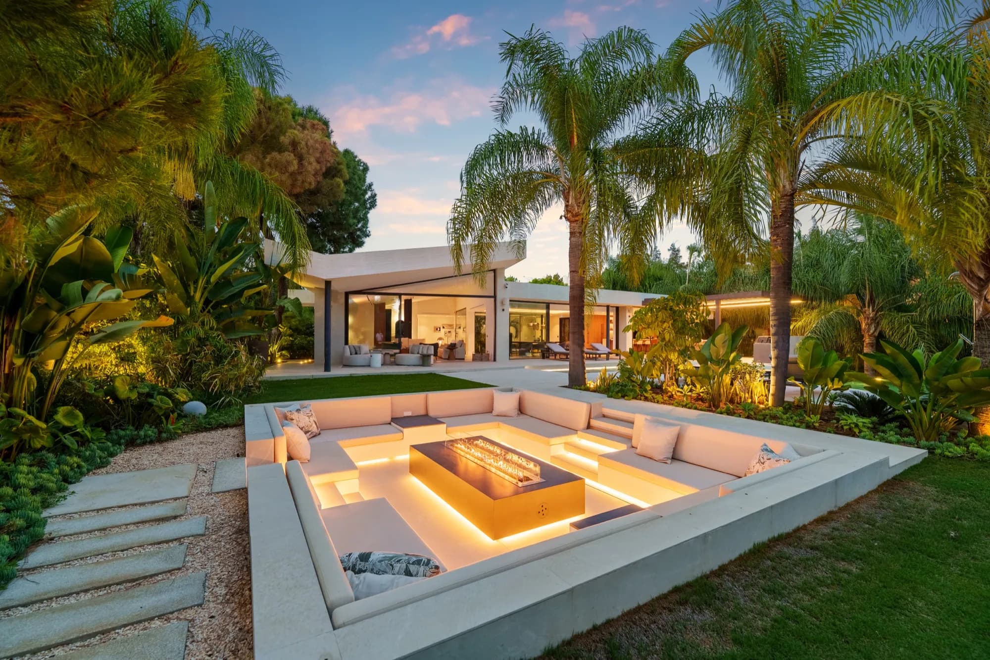 Las Chapas 5 Luftaufnahme Villa Meerblick