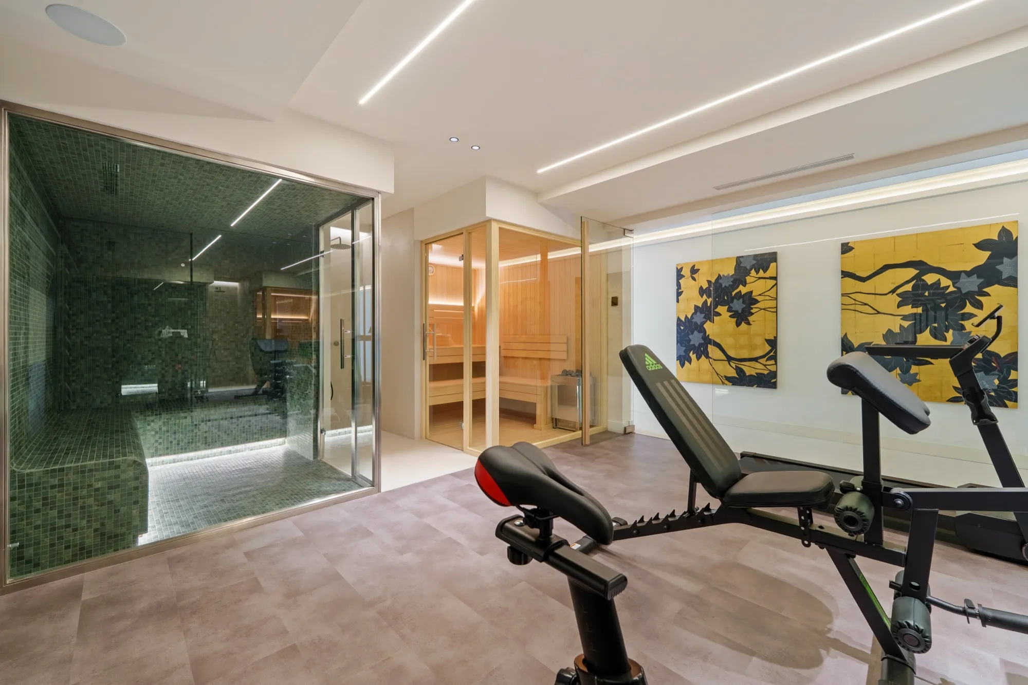 Linda Vista 289 Untergeschoss Kino-Ecke